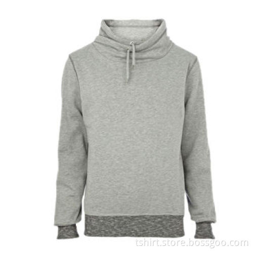 Men's grey hoody, full cotton designs